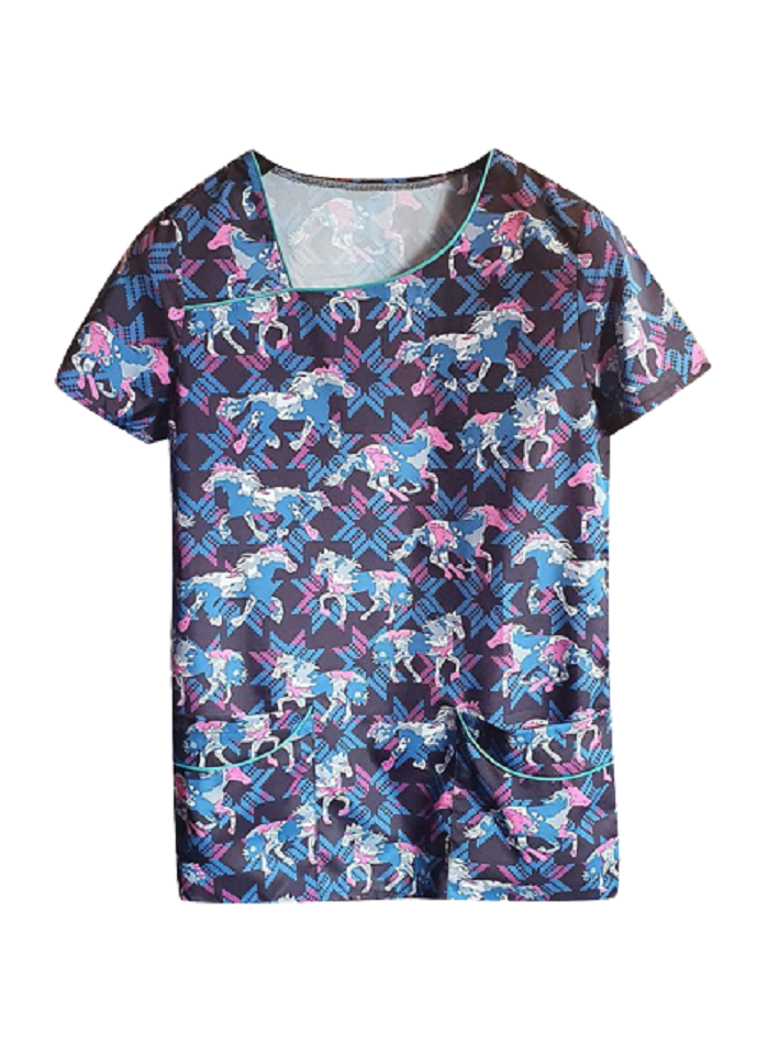 Nurse Horse Scrub Top