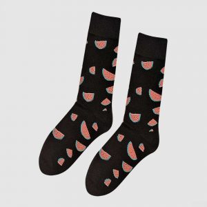 Black watermelon socks