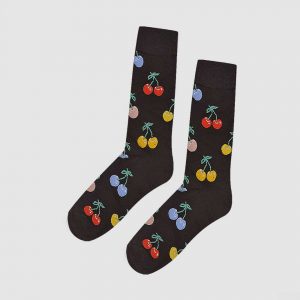 Colorful cherry socks