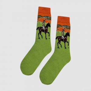 Creative Horse and Jockey socks