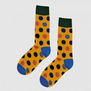 Yellow Polka socks