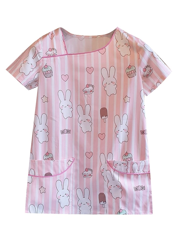 Nurse Bunny Scrub Top