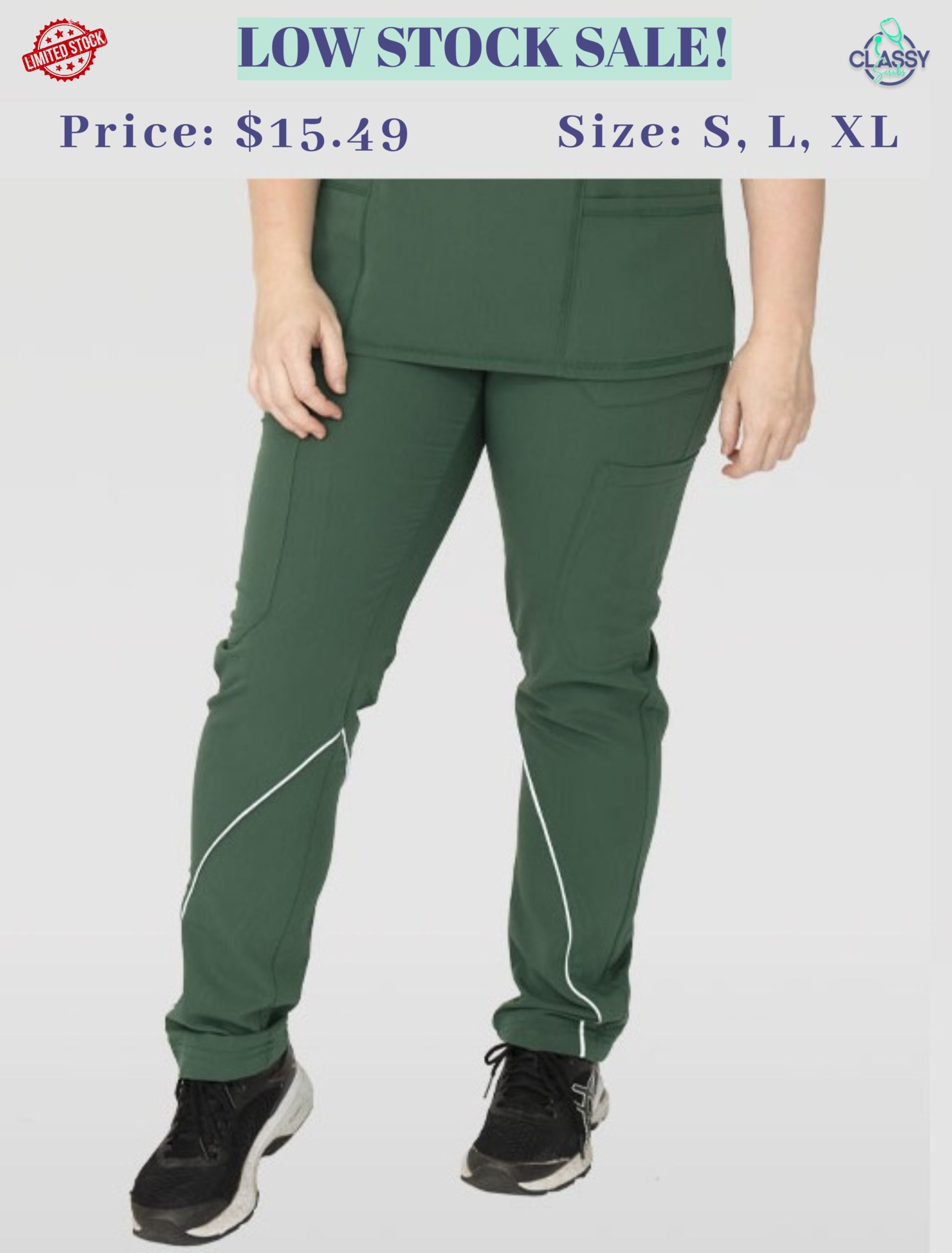 Nurse Pants with Reflect Tape
